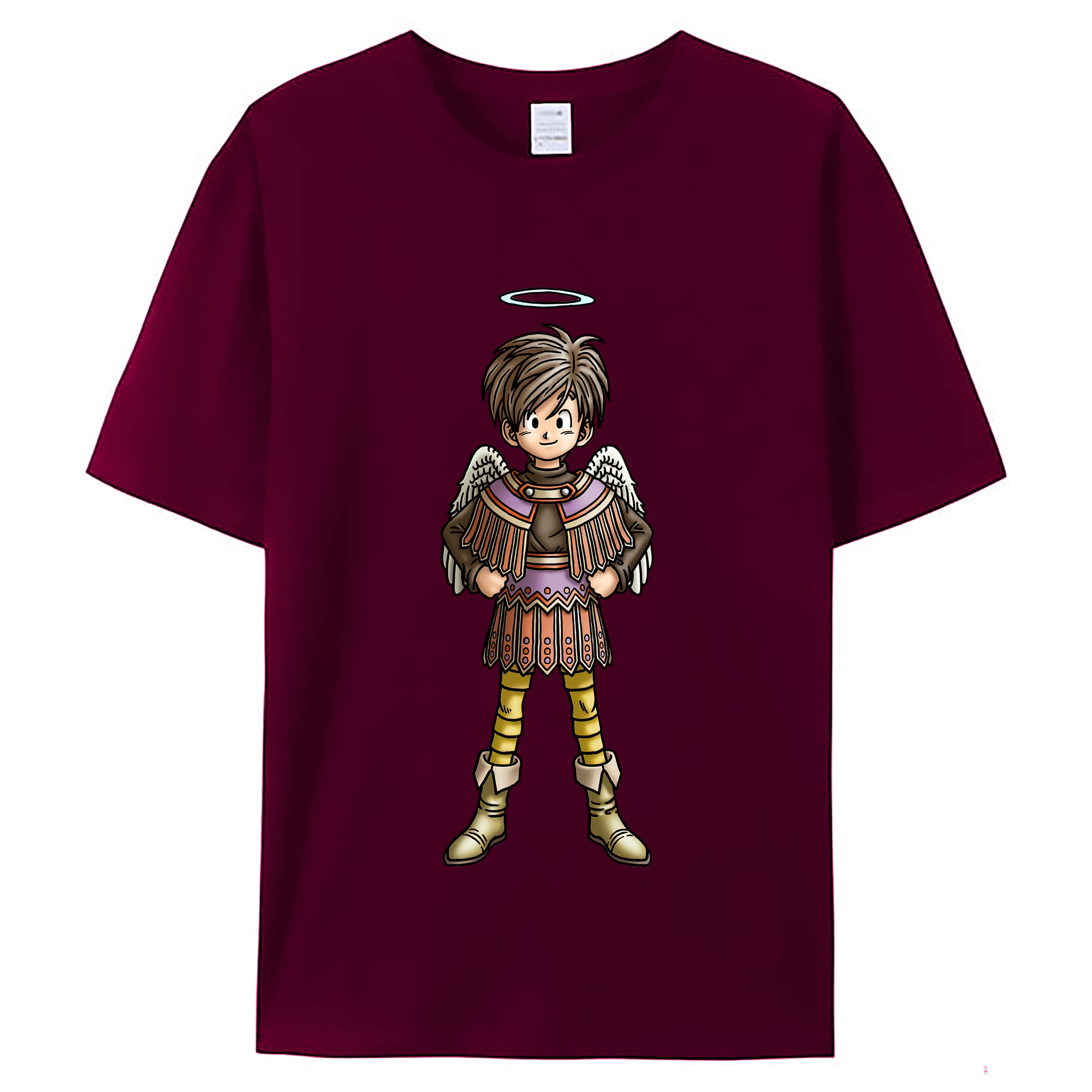 （画像用） ドラゴンクエスト Doragon Kuesuto Dragon Quest レディースカジュアルプリントTシャツ（綿100％）